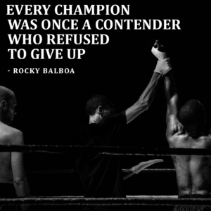 Champions refused to give up