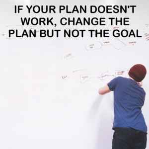 Use and refine a plan to reach your goal
