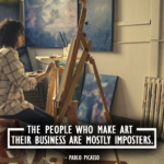 Picasso about art business