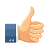 Thumb Up as symboö for agreement